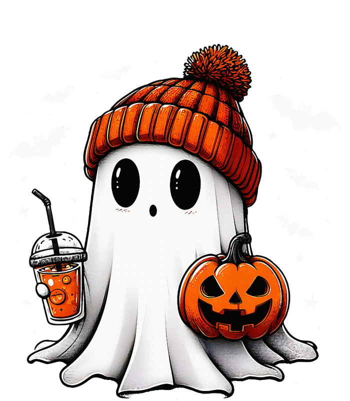 Cute Halloween Ghost Drink Pumpkin T-Shirt