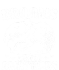 Brooms Are For Amateurs Hockey Stick Pumpkin Hockey Toddler Zip Fleece Hoodie