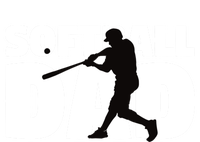 Softball Dad Cute Gift Softball Silhouette Gift Father Gift Short Acrylic Beanie