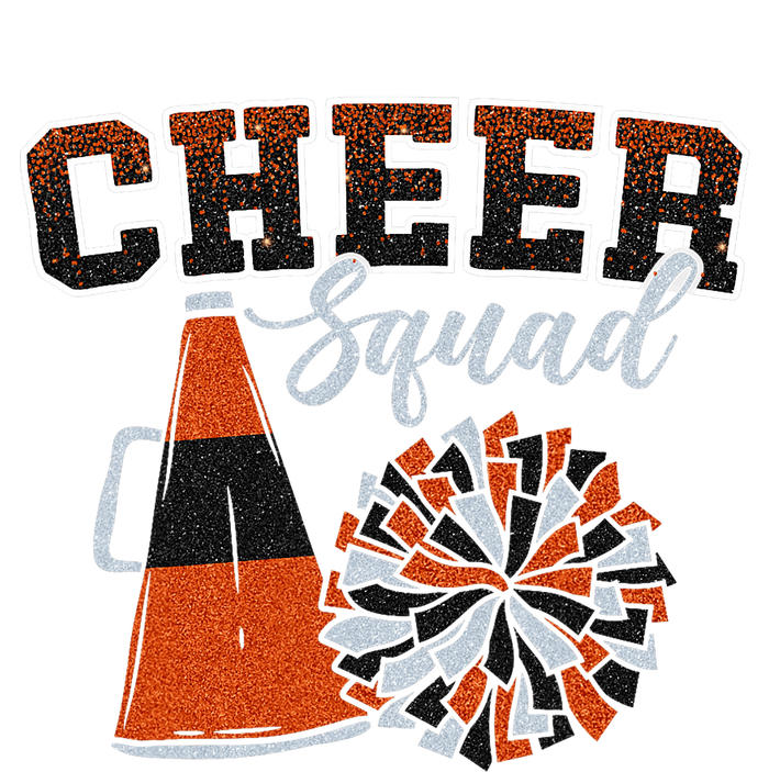 Cheer Squad Funny Cheerleader Cheerleading Orange Dry Zone Grid Polo