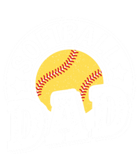 Softball Dad Vintage Softball Gift Women's V-Neck T-Shirt