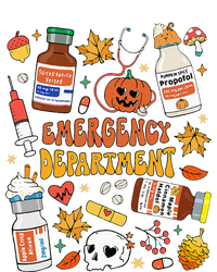 Emergency Department Funny Er Nurse Halloween Spooky Season Kids Tie-Dye T-Shirt