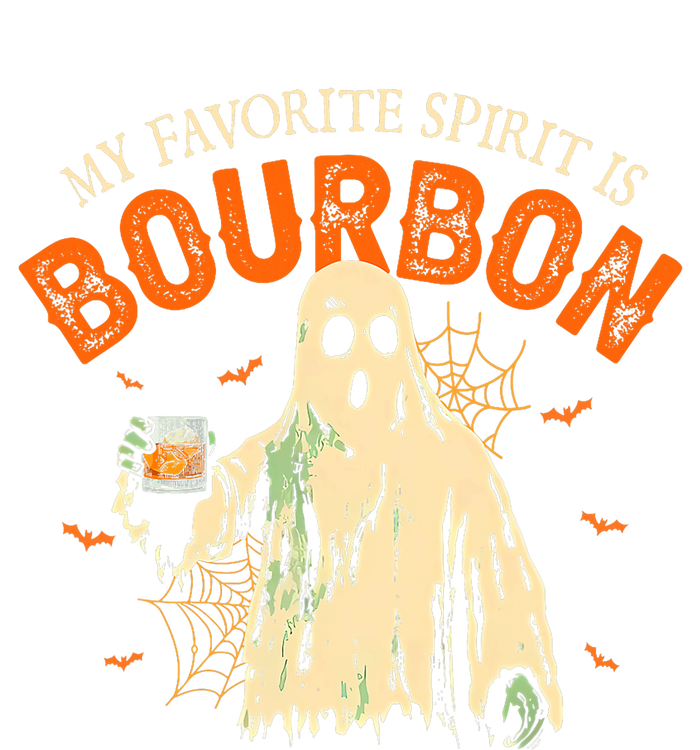 My Favorite Spirit Is Bourbon Funny Ghost Halloween Costume Cooling Performance Long Sleeve Crew