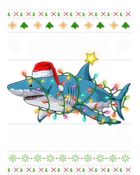 Merry Sharkmas Shark Santa Ugly Christmas Lights Xmas T-Shirt