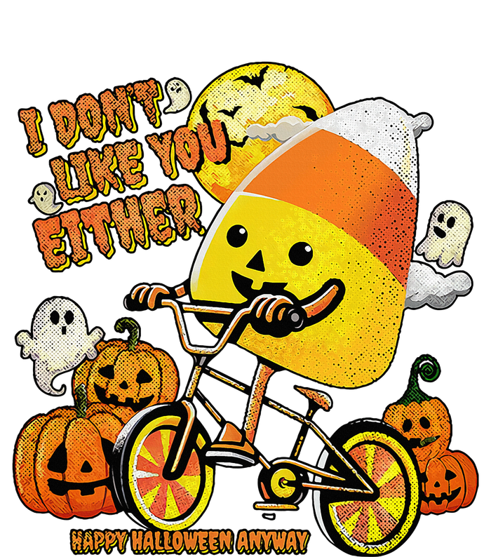 Halloween Costume Team Candy Corn I DonT Like You Either 16 in Basic Backpack