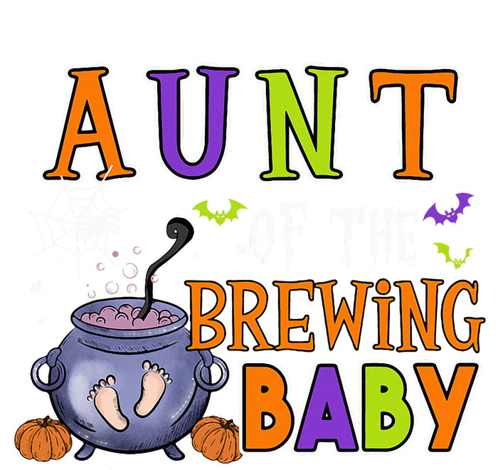 Aunt Of Brewing Baby Halloween Theme Baby Shower Spooky T-Shirt