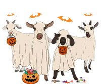 Goat In Ghost Costume Happy Halloween Day T-Shirt