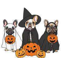 Ghost And Witch French Bulldog French Bulldog Halloween Valucap Bio-Washed Visor