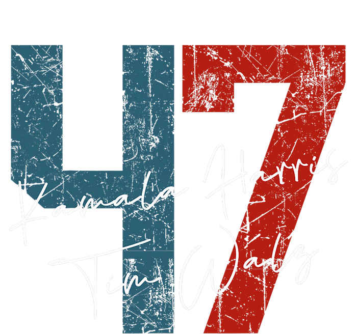 Kamala Harris Walz 2024 Harris Waltz President Democratic 47 T-Shirt