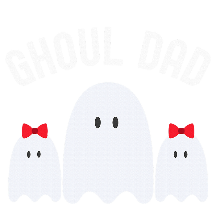 Ghoul Dad Halloween Daddy Ghost Father Of Two Ghost Performance Long Sleeve Polo