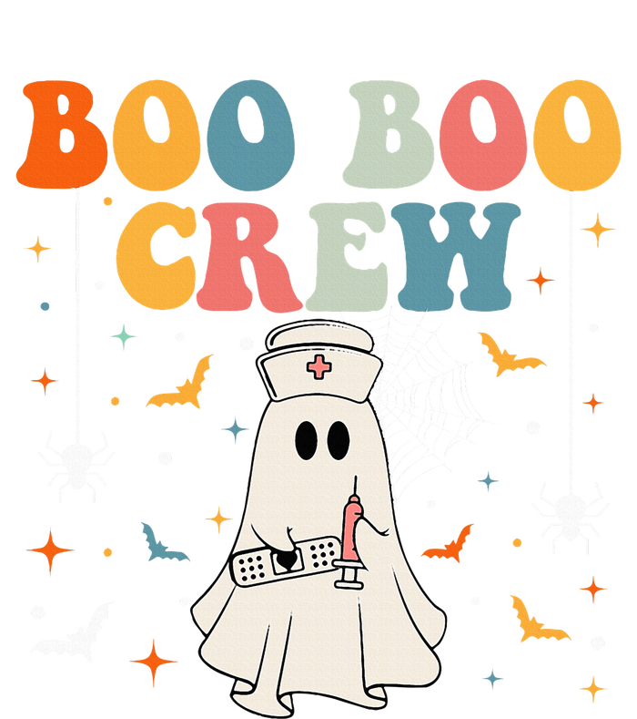 Boo Boo Crew For Cna Er Rn Lpn Funny Halloween Nurse Women's Tri-Blend 3/4-Sleeve Raglan Shirt