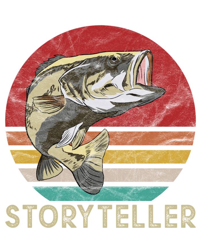 Storyteller Fish Story Telling Funny Gift For Fishing Dad Gift T-Shirt