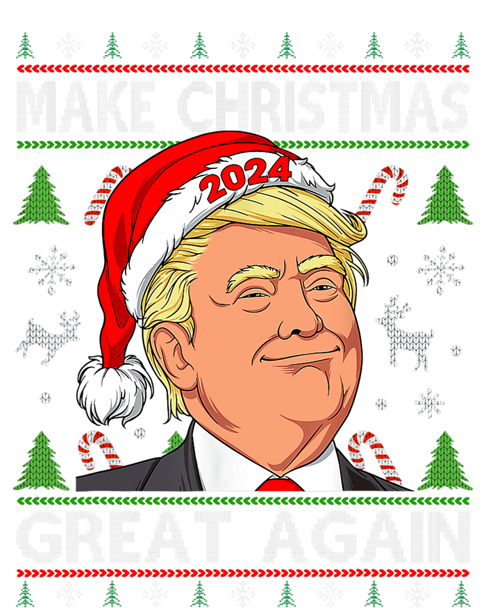 Funny Trump 2024 Make Christmas Great Again Ugly T-Shirt