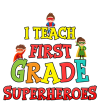 Teacher Superhero I Teach First Grade Superheroes Gift Tall Long Sleeve T-Shirt