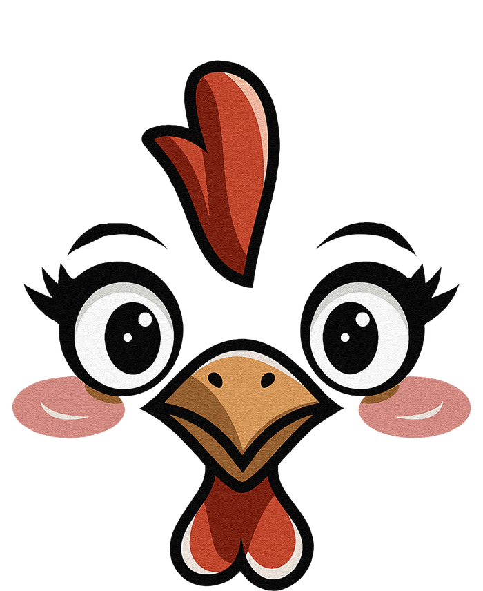 Halloween Chicken Face Cute Hen Themed Gift T-Shirt