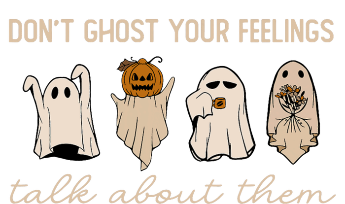 DonT Ghost Your Feelings Halloween Mental Health Awareness Cooling Performance Long Sleeve Crew