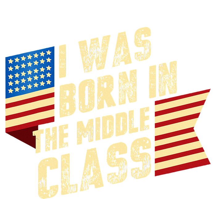 I Was Born In The Middle Class Trump 2024 Kids Hoodie