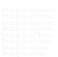 Trump Is A Fascist Traitor Moron Racist Clown Loser Liar Kids T-Shirt