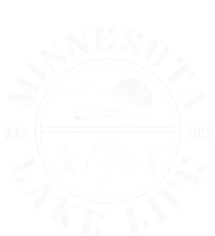 Minnesota Lake Life With Loon Walleye And Sunset T-Shirt