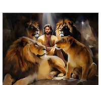 Daniel In The Lions Den Jesus And Lion Christian Bible T-Shirt