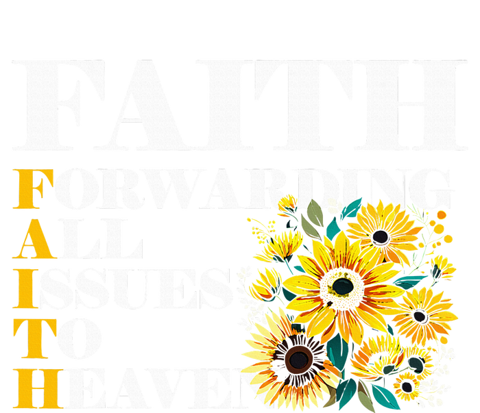 Faith Forwarding All Issues To Heaven Christian Scripture Mousepad