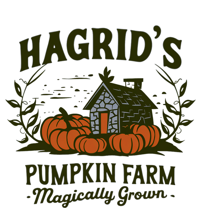 Retro Fall HagridS Pumpkin Farm Patch Autumn Pumpkin Garden Women's T-Shirt