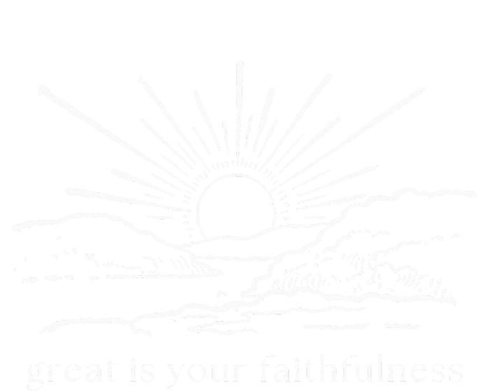 Great Is Your Faithfulness Christian Bible Verse Sun Jesus Tank Top