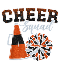 Cheer Squad Funny Cheerleader Cheerleading Orange PosiCharge Competitor Tank