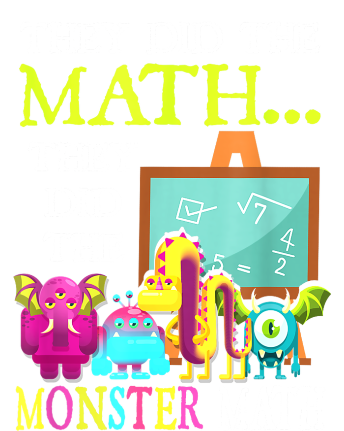 They Did The Math They Did The Monster Math Funny Halloween Pajama Set