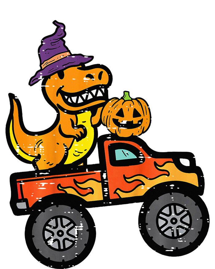 Halloween Monster Truck Dino Trex Costume T-Shirt