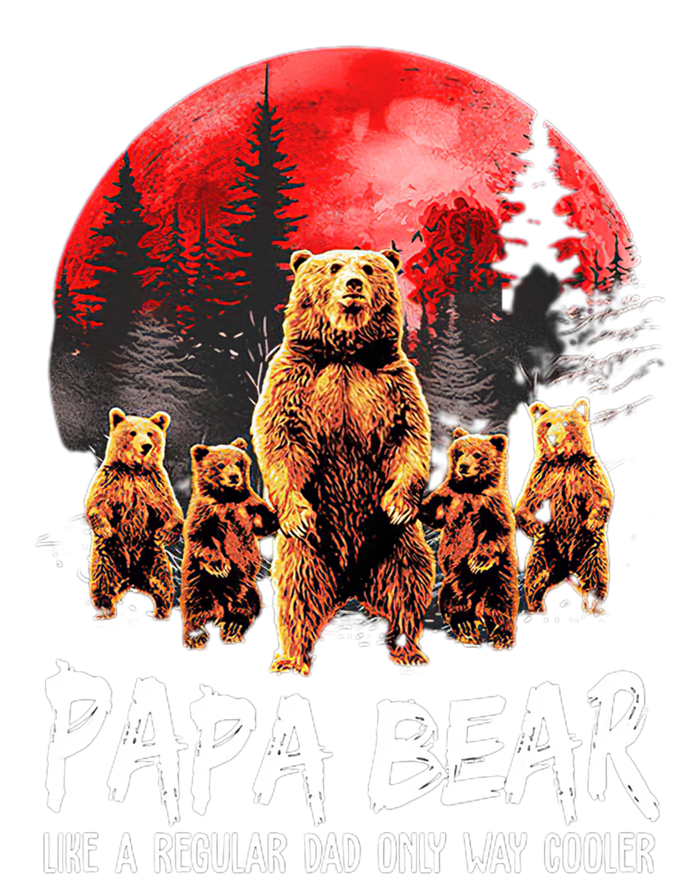 Papa Bear Like A Regular Grandpa Only Way Cooler Bear Gift T-Shirt