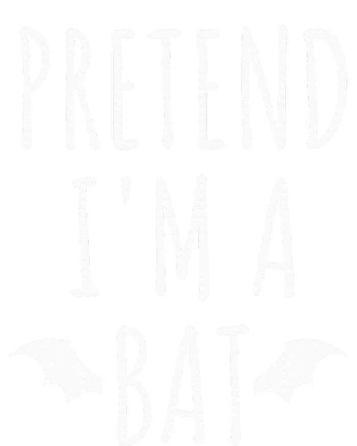 Pretend IM A Bat Lazy Easy Last Minute Halloween Costume T-Shirt