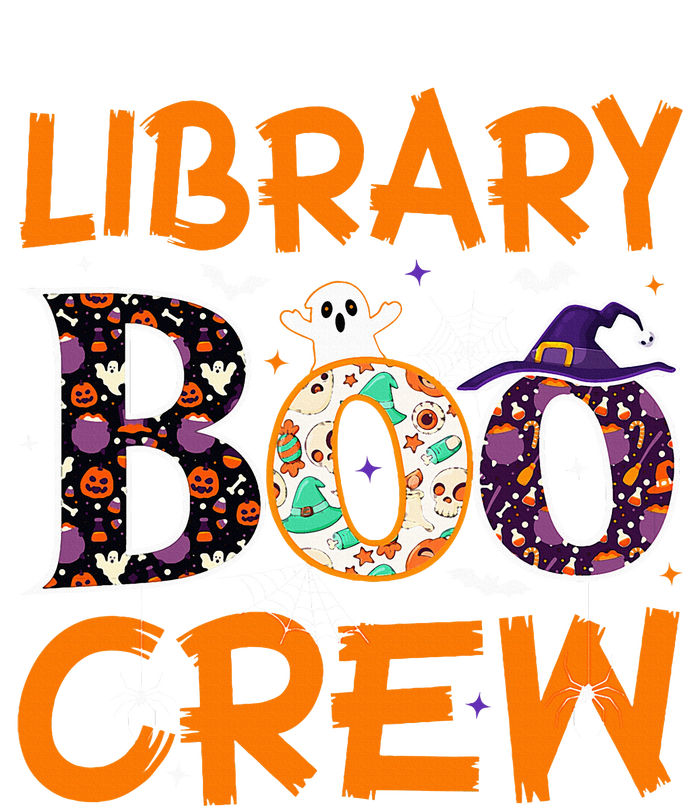 Library Boo Crew Book Lovers Funny Halloween Library Ghost T-Shirt