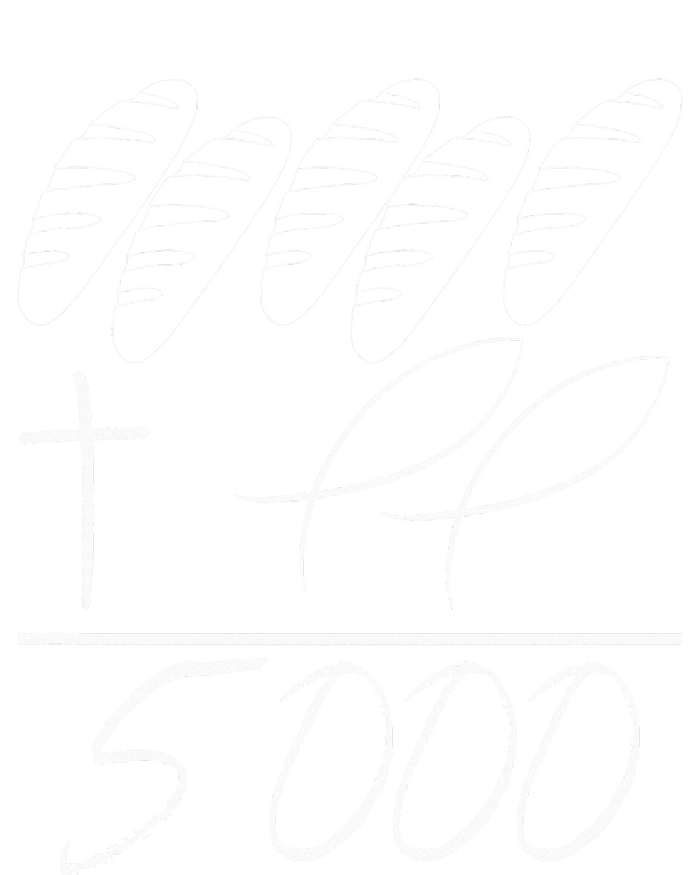 Jesus 2 Fishes 5 Breads 5000 Chosen Against The Current T-Shirt