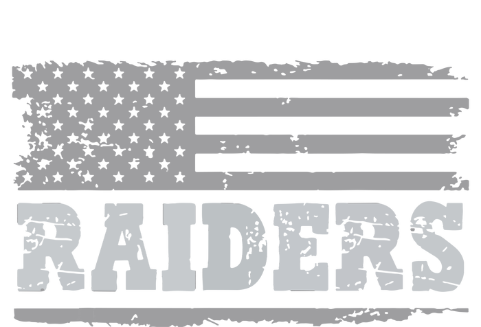 Raiders Us Flag Tote Bag