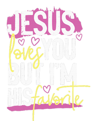 Jesus Loves You But IM His Favorite Women's Racerback Tank