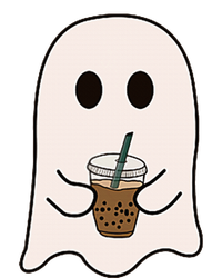 Spooky Season Cute Little Ghost Ice Coffee Halloween Costume T-Shirt