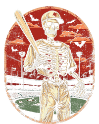 Spooky Creepy Vintage Baseball Skeleton Halloween T-Shirt