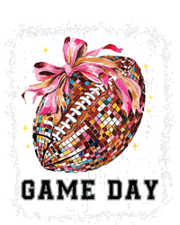 Game Day Football Season Football Bow Gift Girl Women T-Shirt