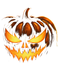 Scary Carved Pumpkin Face Jack O Lantern Halloween Costume Premium T-Shirt