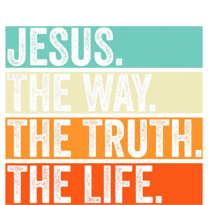 Jesus The Way Truth Life Bible Verse Christian Worship T-Shirt