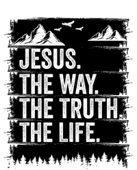 Jesus The Way Truth Life Bible Verse Christian Worship Women's Pullover Hoodie