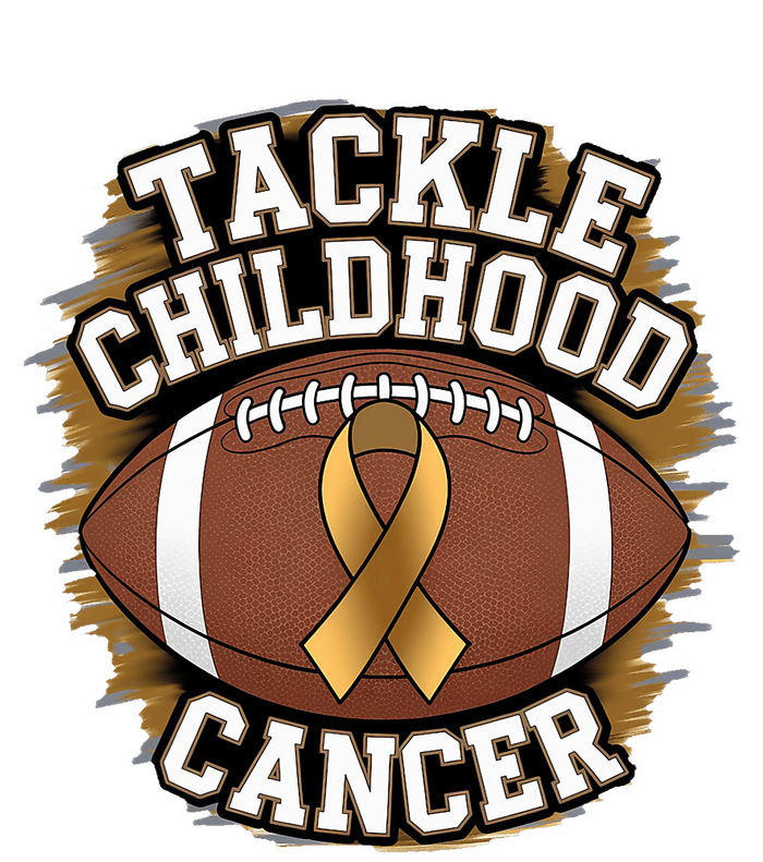 Tackle Childhood Cancer Gold Ribbon Childs Cancer Awareness T-Shirt