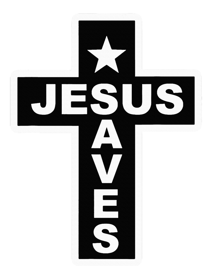 Jesus Saves Christian Faith Bible Cross Coaster