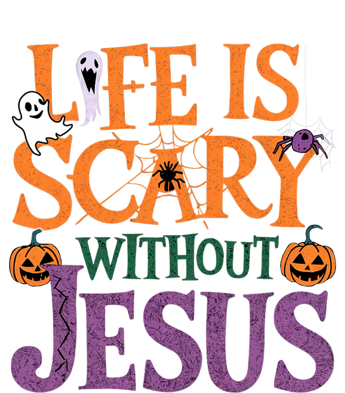 Life Is Scary Without Jesus Christian Halloween Party T-Shirt