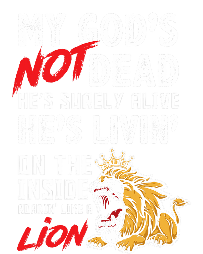 My God Is Not Dead Lion Jesus Christ Christian Faith T-Shirt