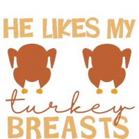 He Likes My Turkey Breasts Couple Matching Thanksgiving T-Shirt