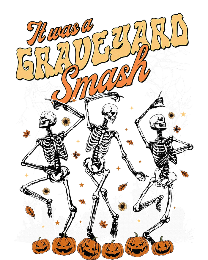 It Was A Graveyard Smash Skeleton Spooky Season Halloween Youth Performance Sprint T-Shirt