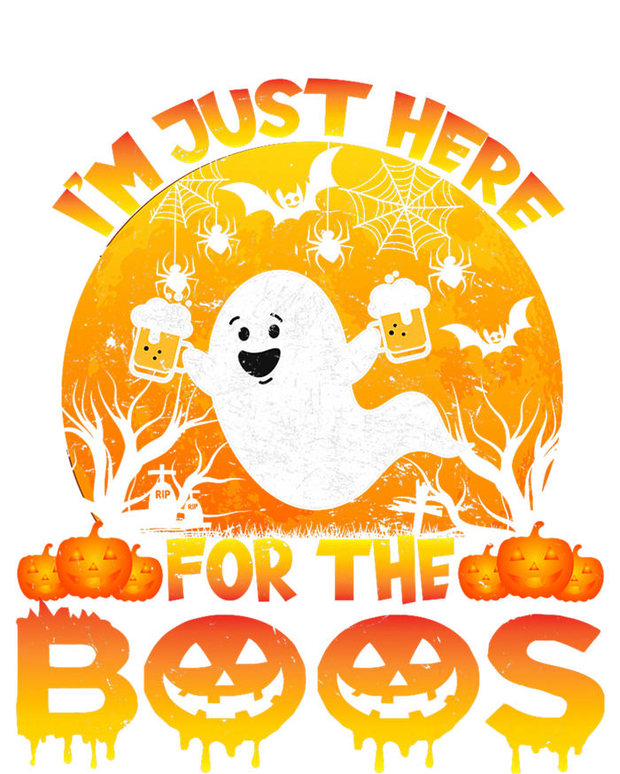 Halloween IM Just Here For The Boos Funny Ghost Costume T-Shirt