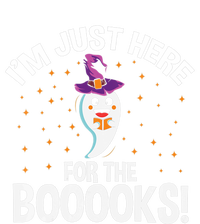 Teacher Halloween Bookworm Just Here For The Boooks Ghost Kids Tie-Dye T-Shirt